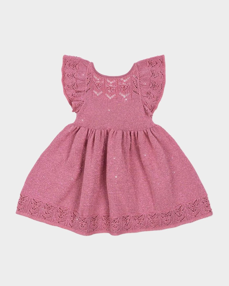 Girl's Cabby Knitted Dress, Size 2-8